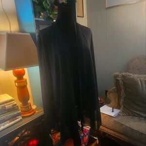 Plus Size Long Sleeve Shawl cardigan